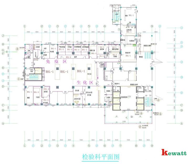 醫院免疫實驗室設計圖