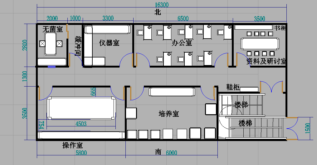 藥廠整體實驗室設計圖