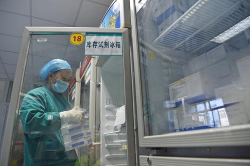 HIV實驗室試劑冷凍區